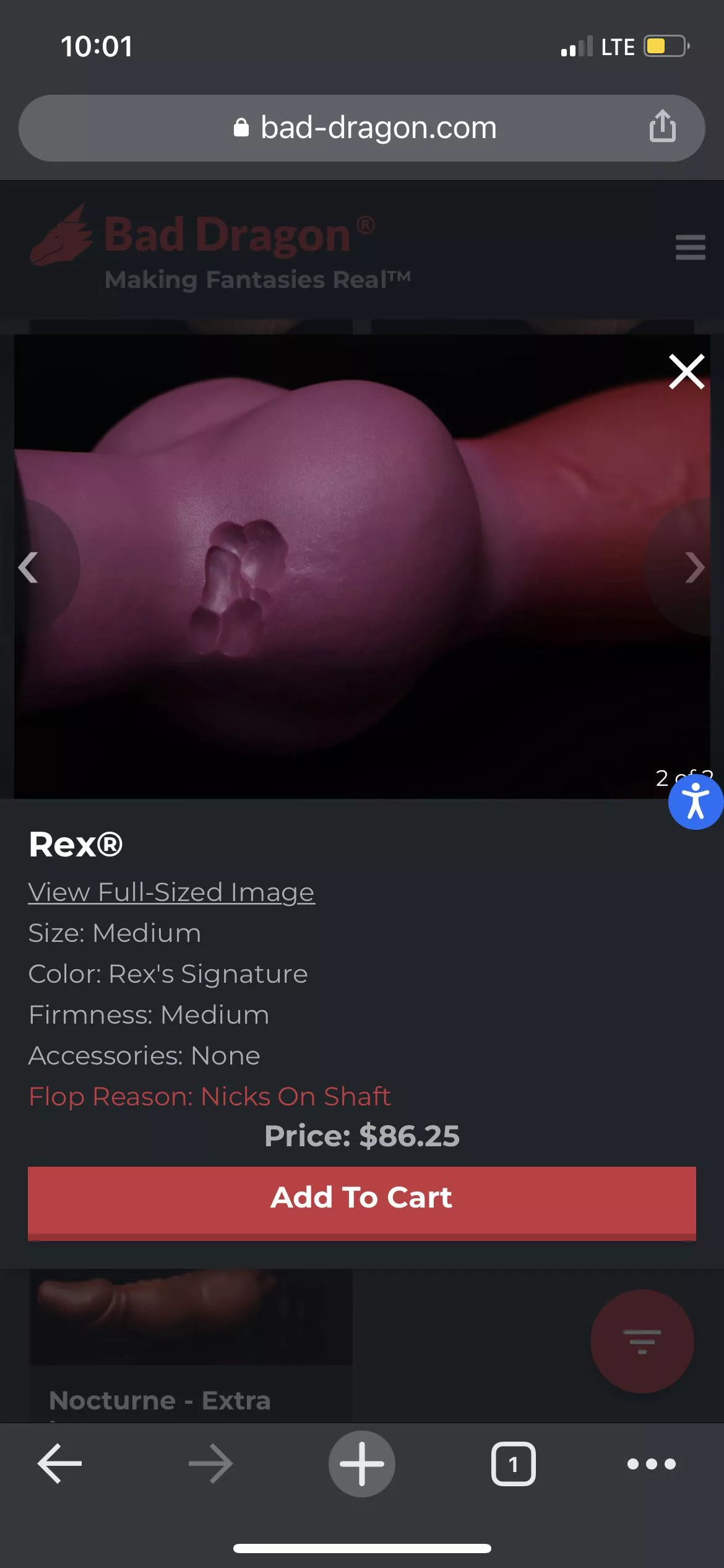 Someone at Bad Dragon was hungry lol