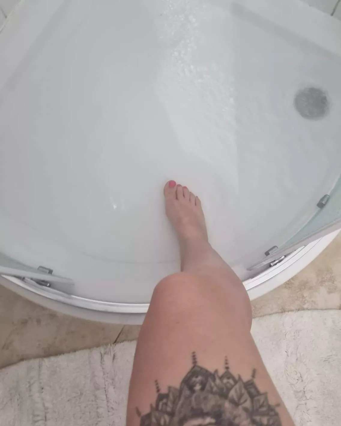 Something about a hotel shower just hits different