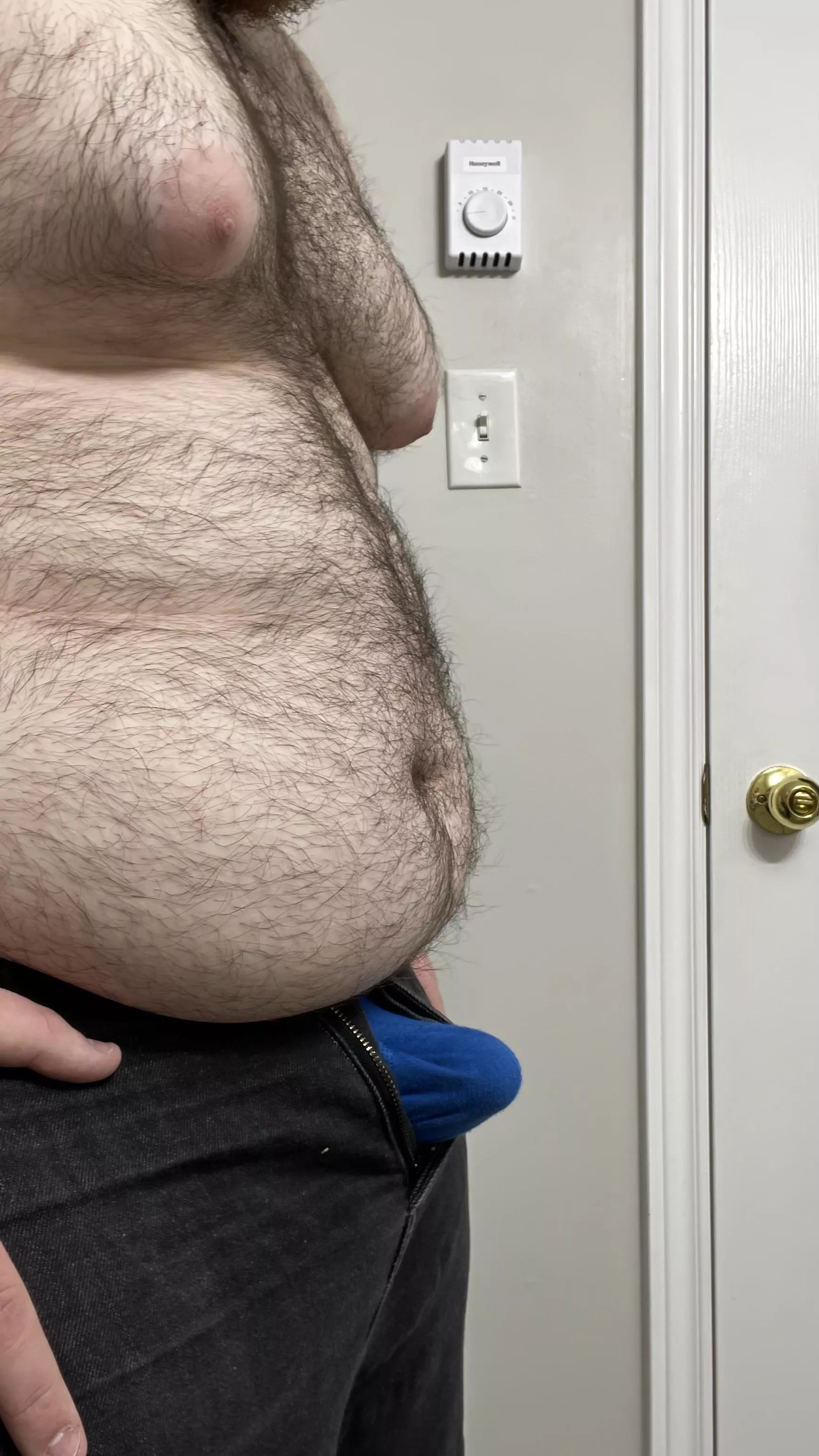 Something seems to be in the way of me zipping my pants but can’t figure out what…?