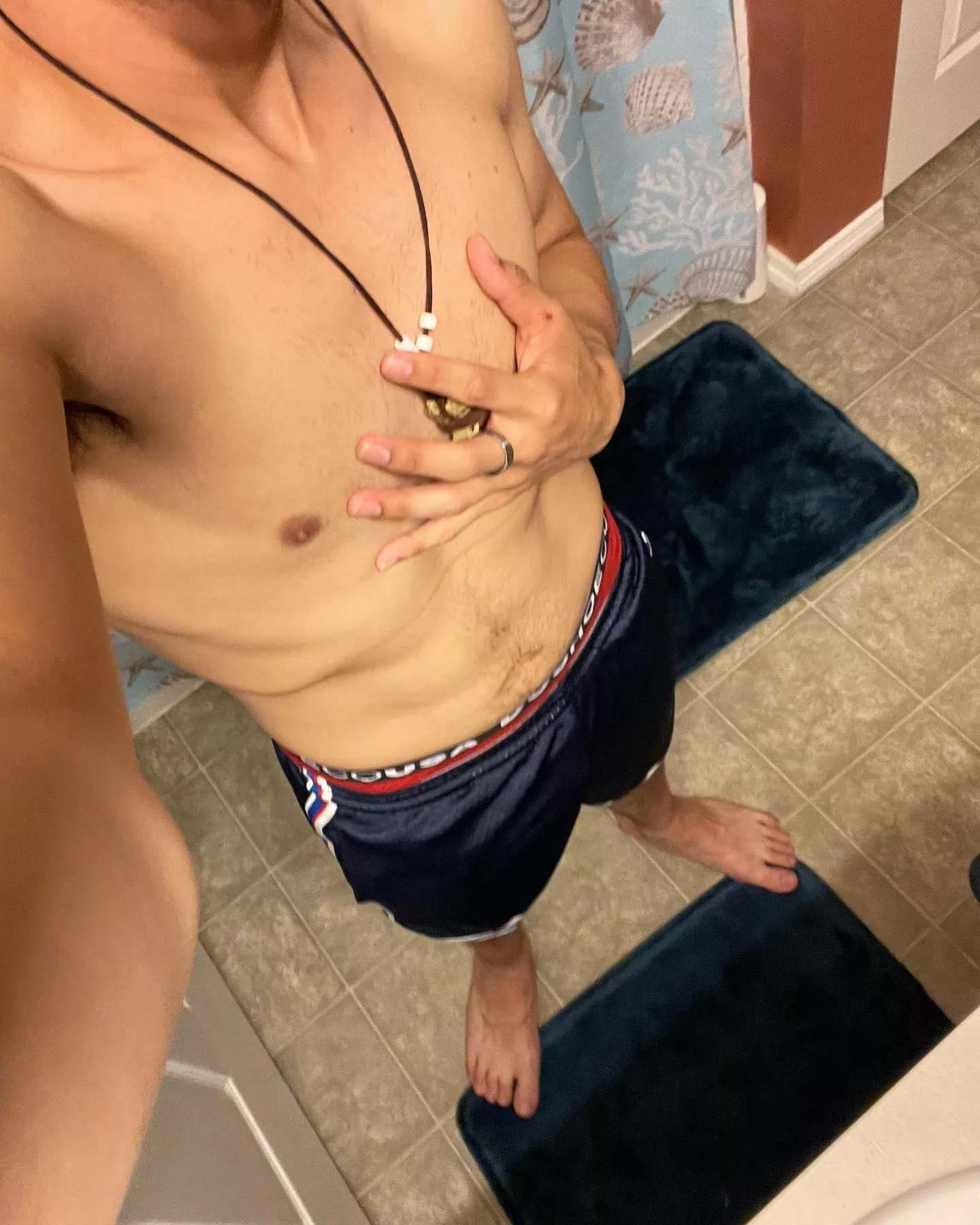 Sometimes it gets so sweaty that I don’t have a choice but to strip down