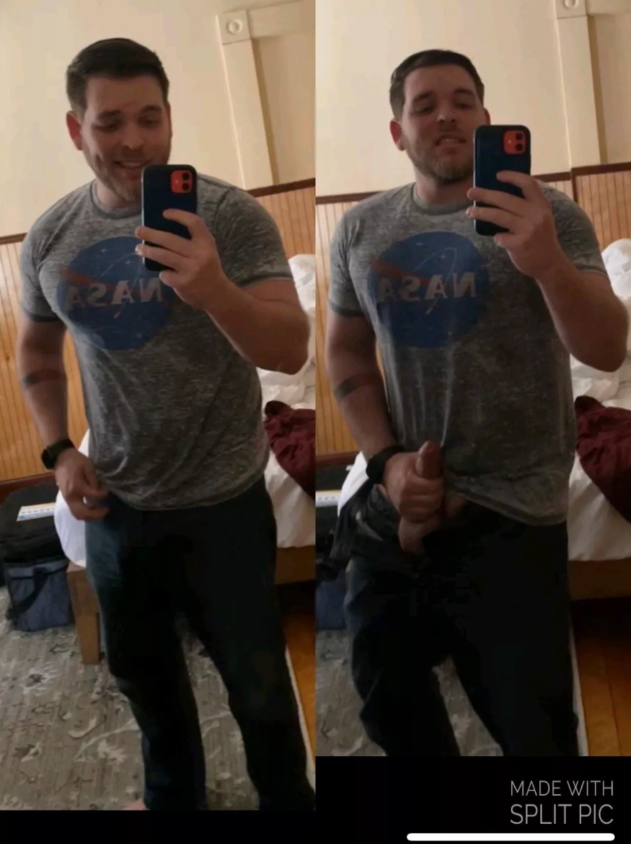 Sometimes just recording myself stripping, knowing I’m going to share it, turns me on.