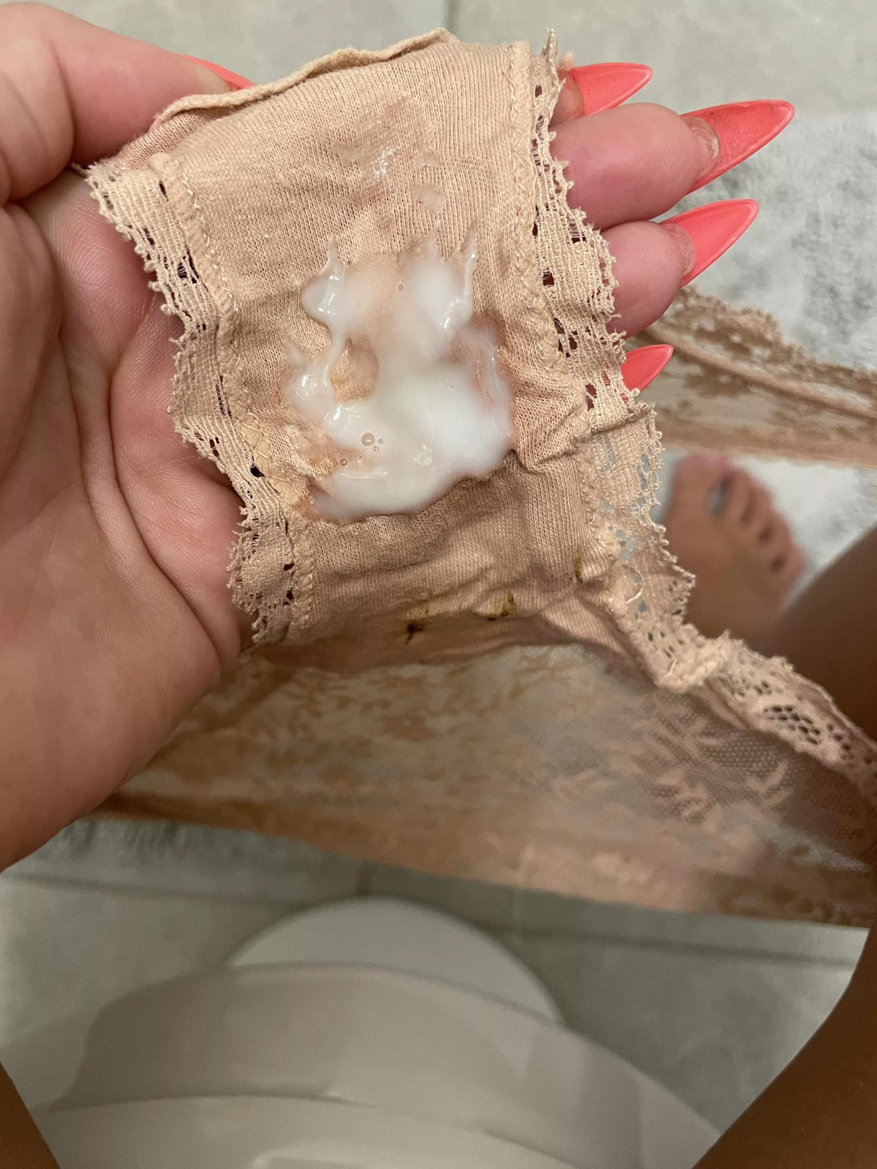 Spilled milk from my kitty 🙀