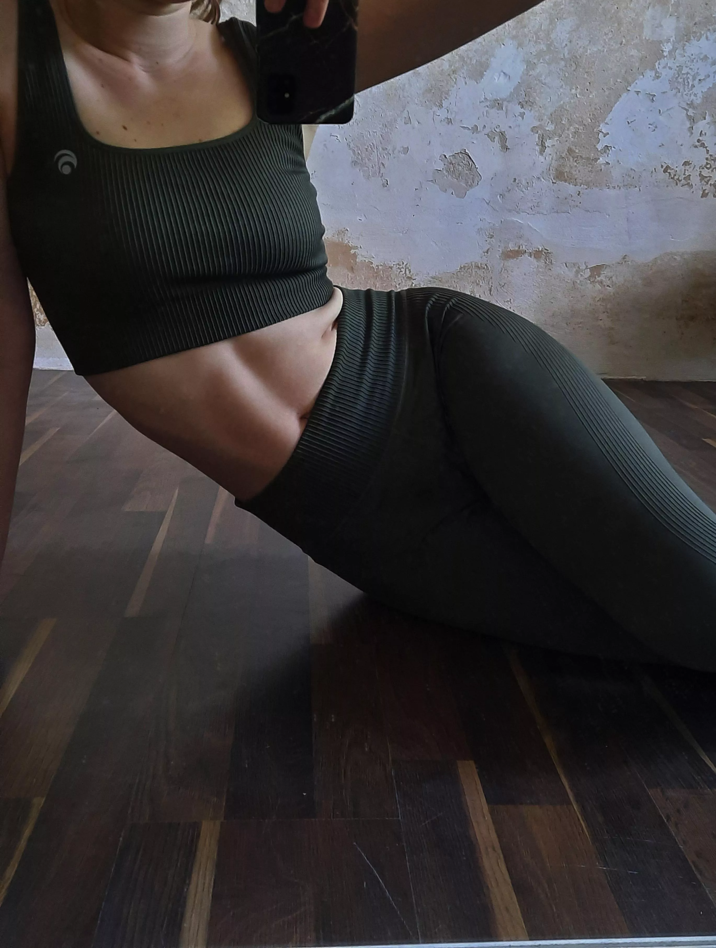 started my day with a small yoga session