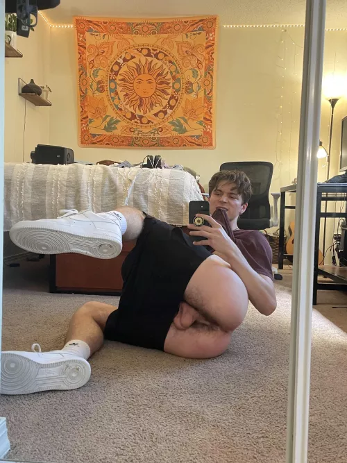 still a lil sweaty after the gym but…