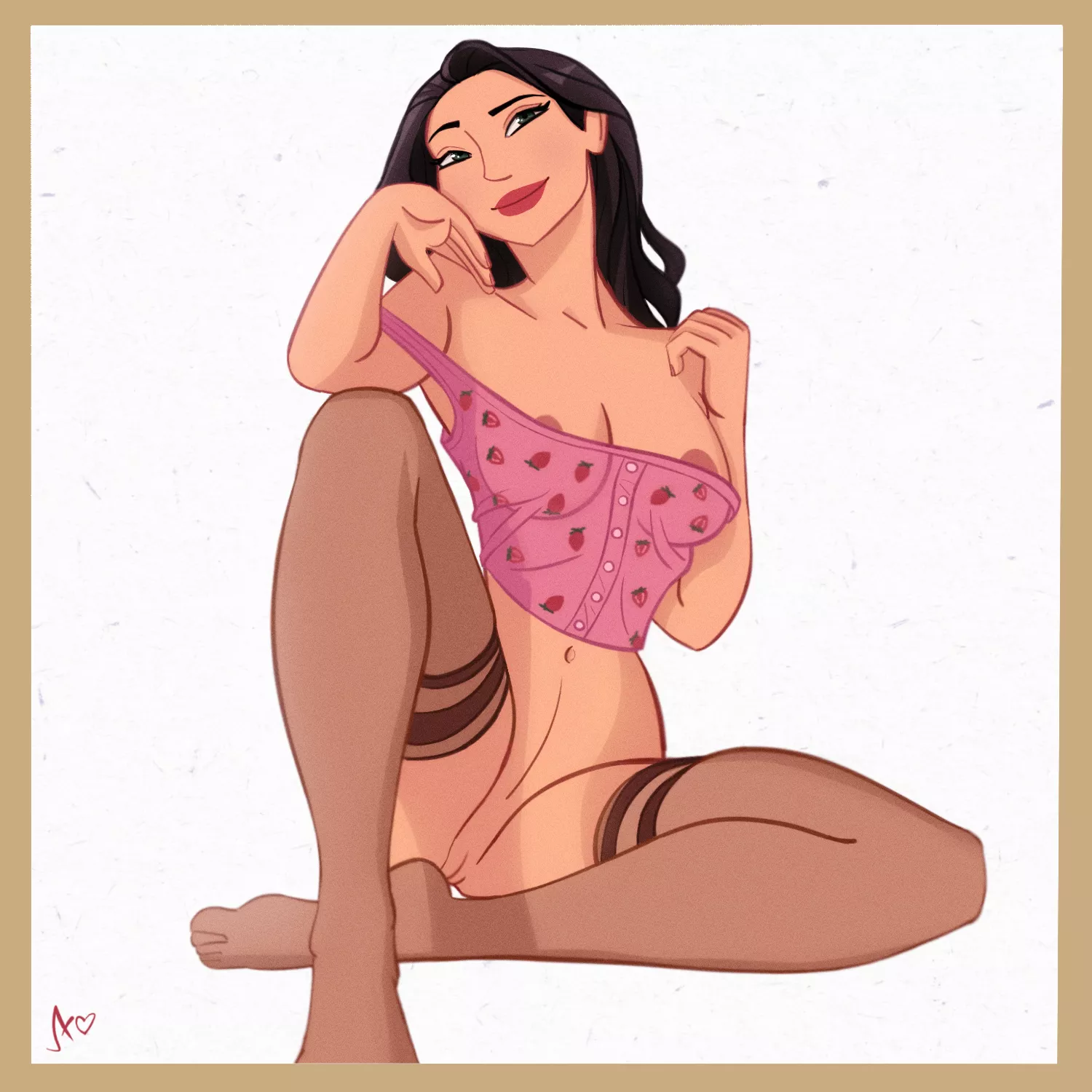 Strawberry Queen - Art by Me.