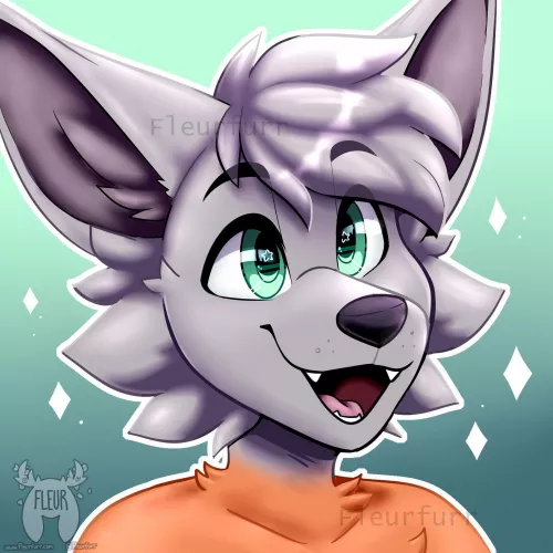 Such a big smile :3 (Art by me: @Fleurfurr on twitter!)