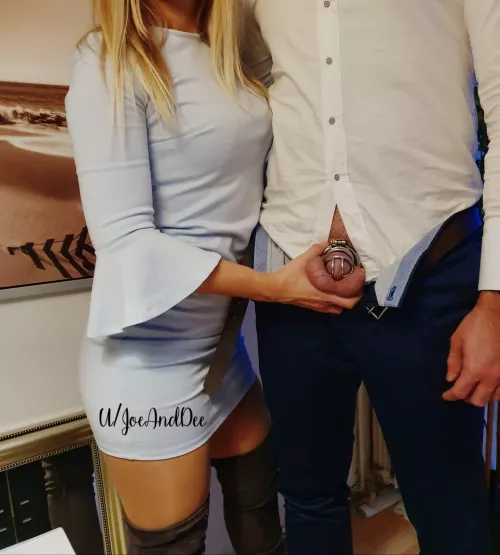 Such a powerful feeling knowing you own the cock of the hottest guy in the club