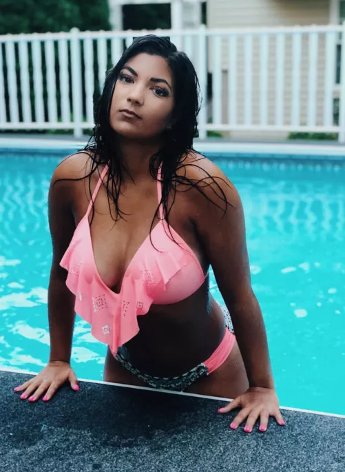 taking a dip