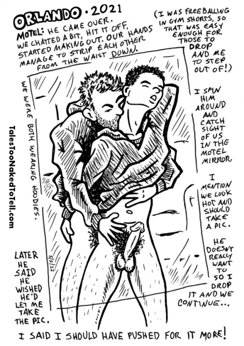 Tales Too Naked To Tell #3, a journal webcomic by me