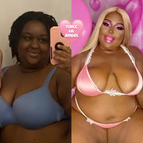 Talk about before an afters 😮 I obviously still have a lot of room for improvement but wow what a difference 🤩