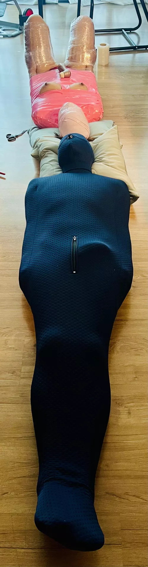 Tandem mummies ready to be played with