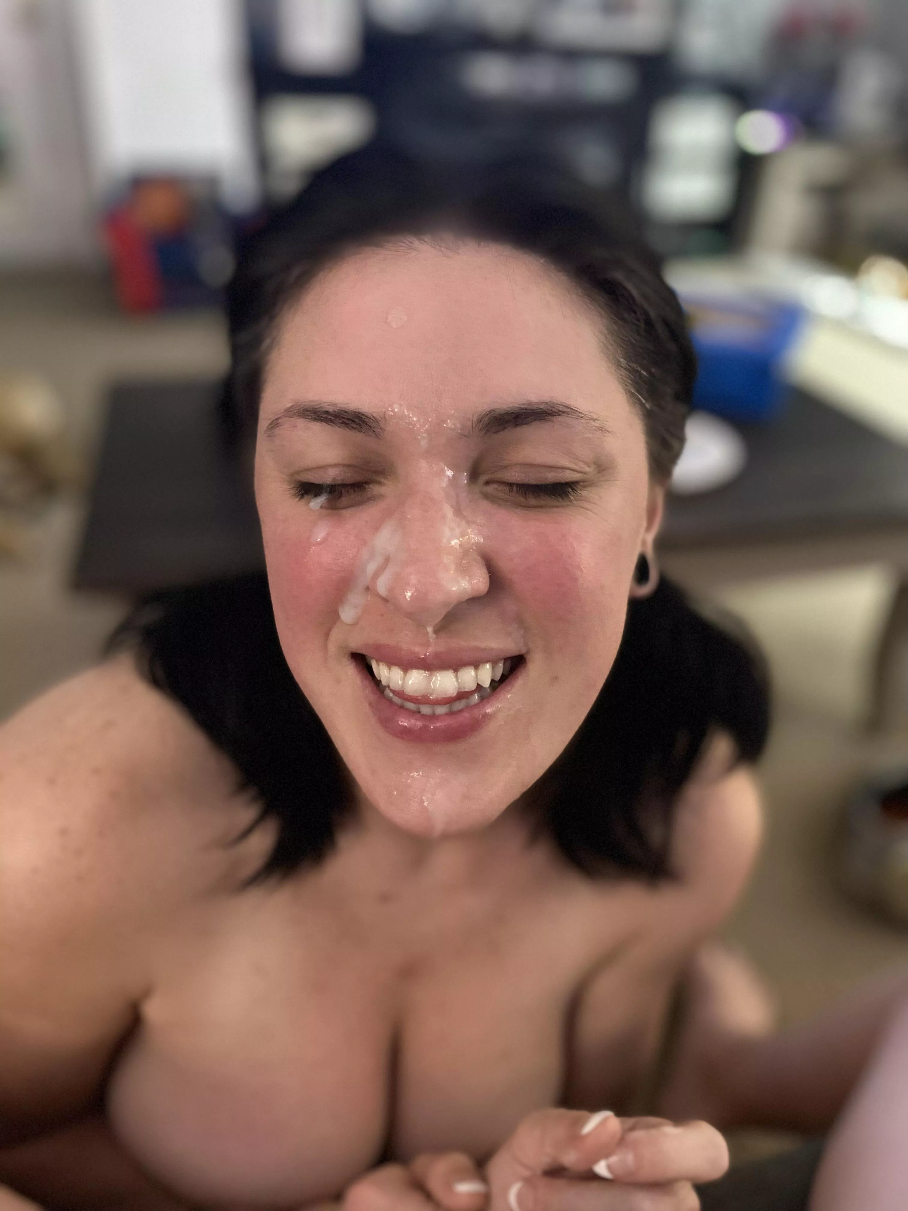 Thanks for the messy facial 💦