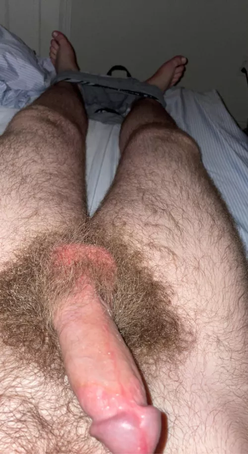 The answer to should I shave it was 100% no. Whose gonna bottom for my hairy cock then?