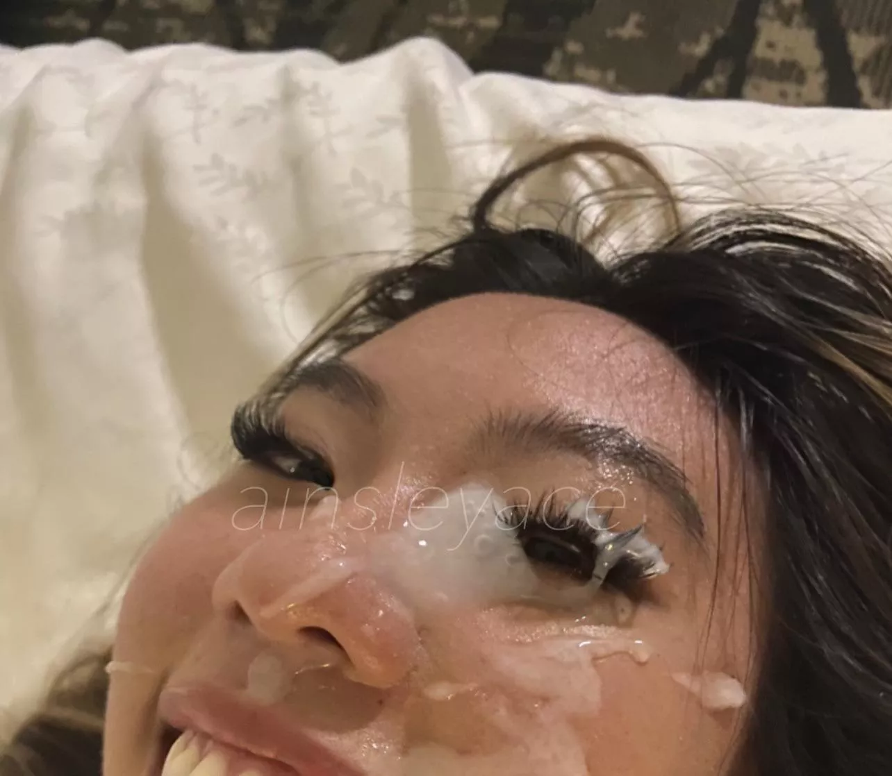 The biggest asian cum facial lover you’ll know of