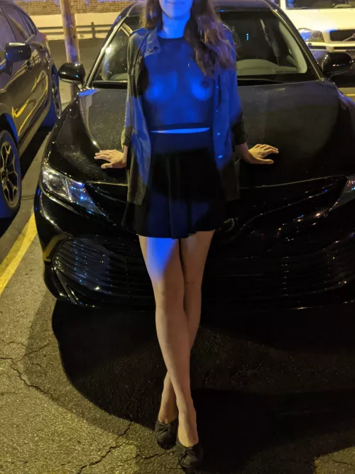 The blue light was a cop [f]