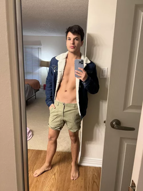 The “I’m home and it’s cold but I’m too lazy to get fully dressed” outfit