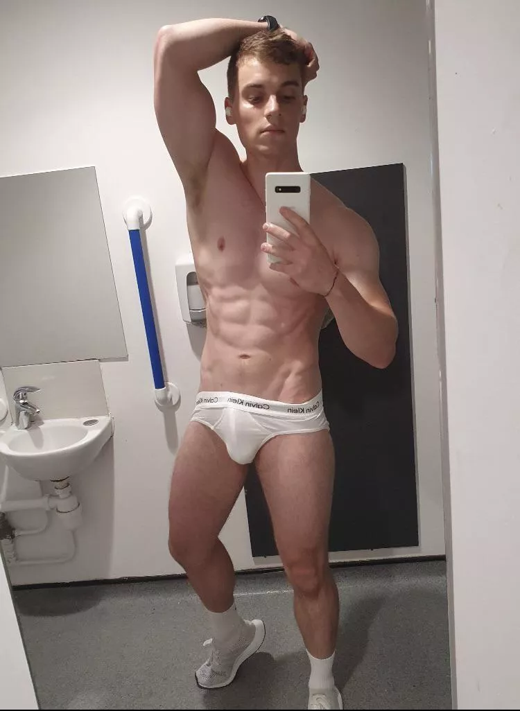 The other day I had an embarrassing experience in which I stripped to my underwear in college bathroom and my bookbag was stolen with my clothes.