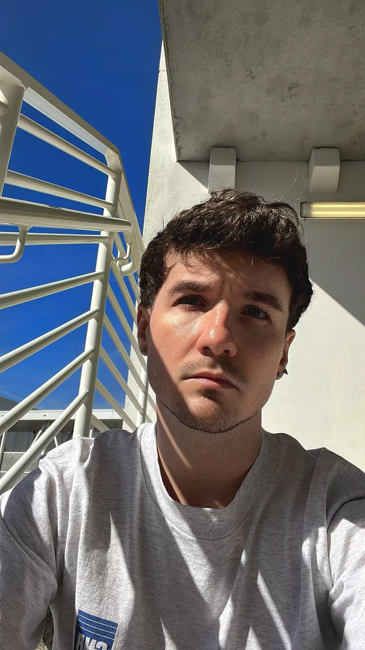 The sun bothers my eyes, but so ready for spring!