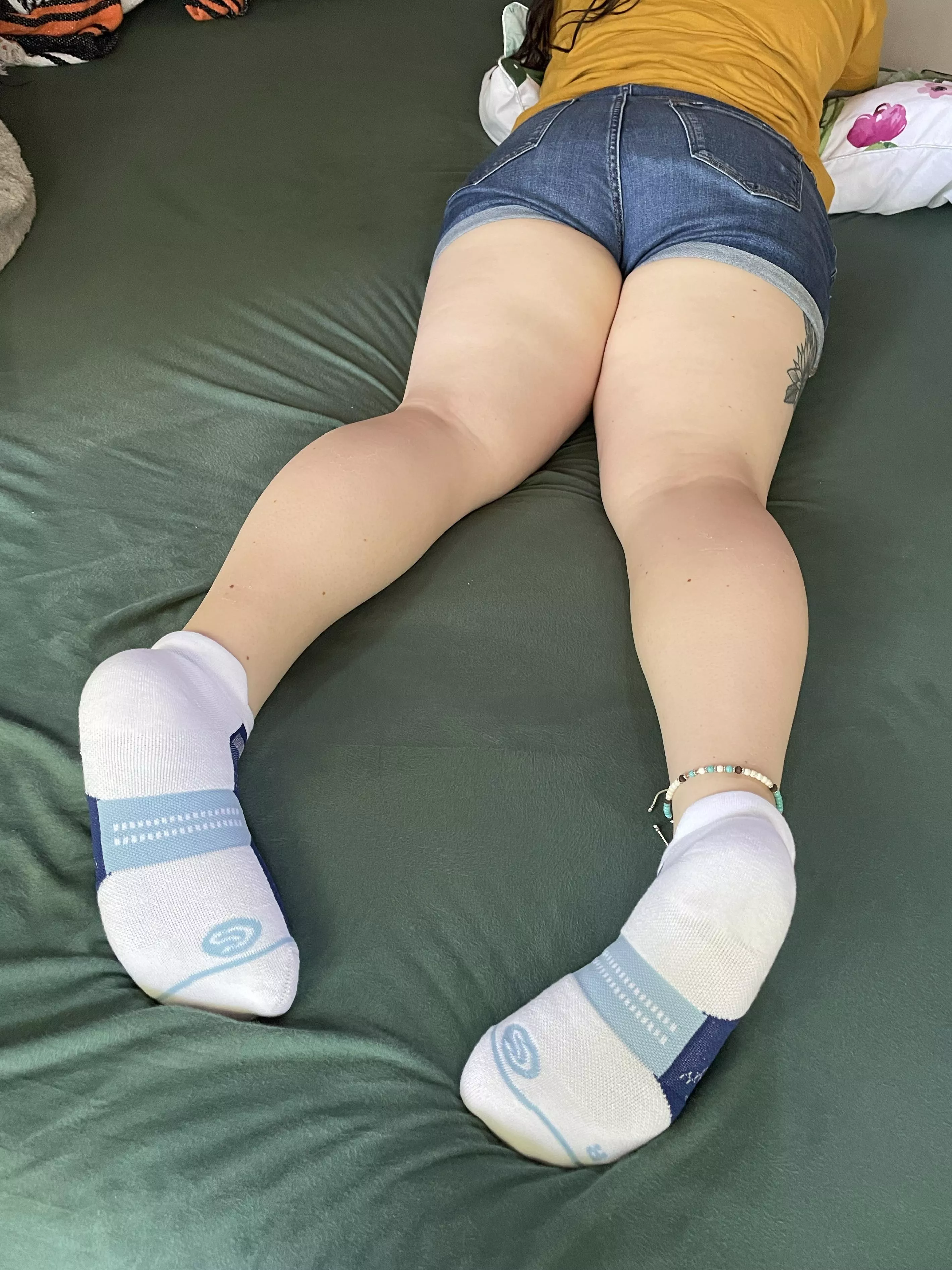 They’re soaked from the gym and they won’t peel off