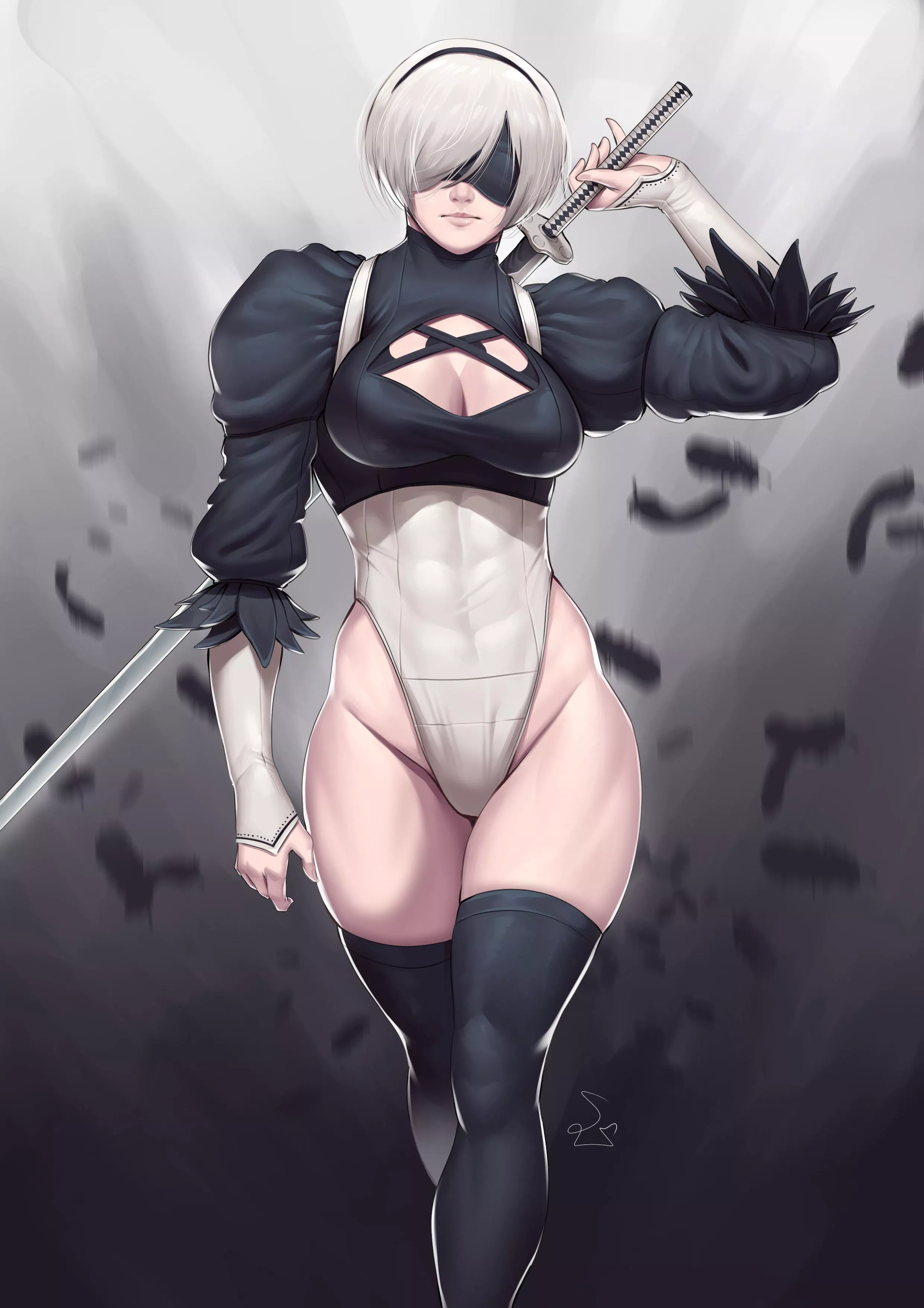 Thicc 2B(@SpeedLOOver)[NieR:Automata]