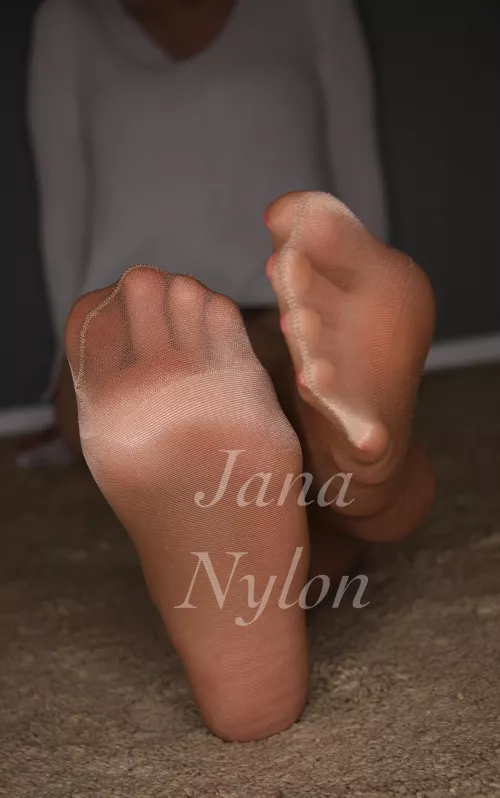 Think of all the fun you could have with these nylon soles and toes…