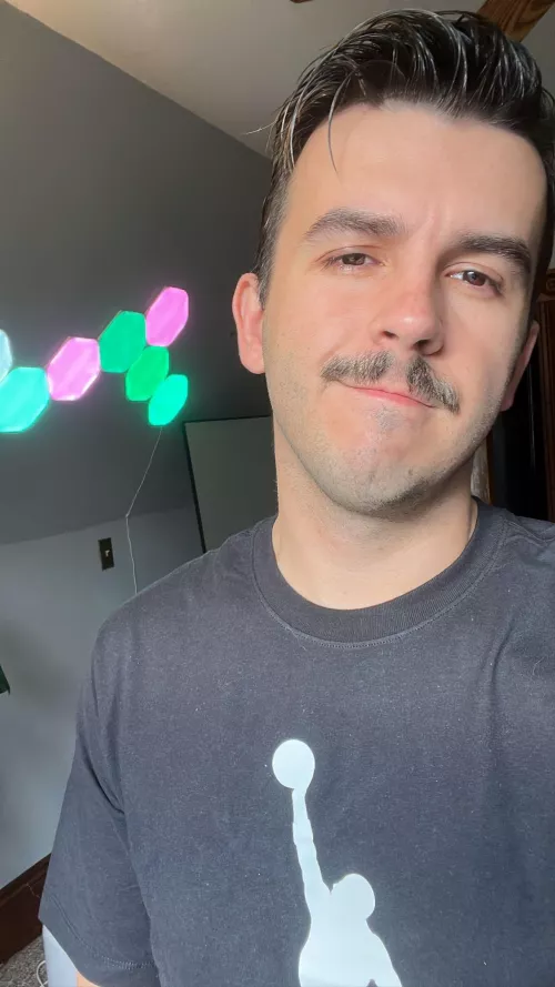 Think the moustache works for me?