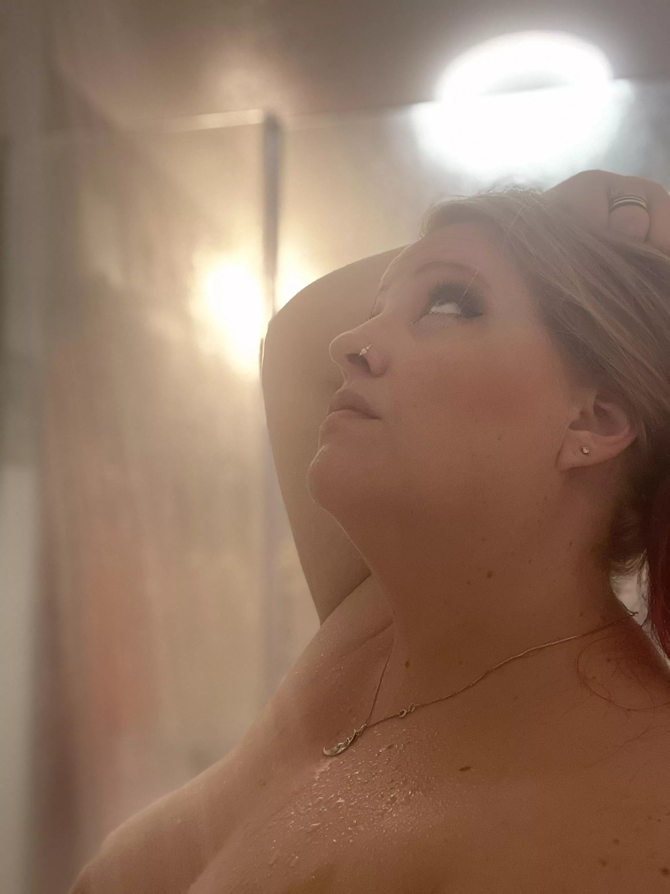 Thinking about dirty things while getting cleaned up…