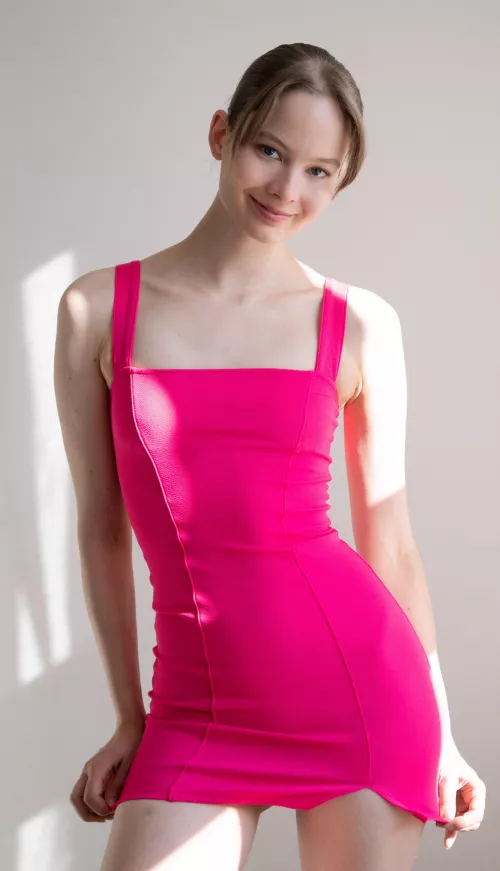 This dress is one size too small for me but I still wear it