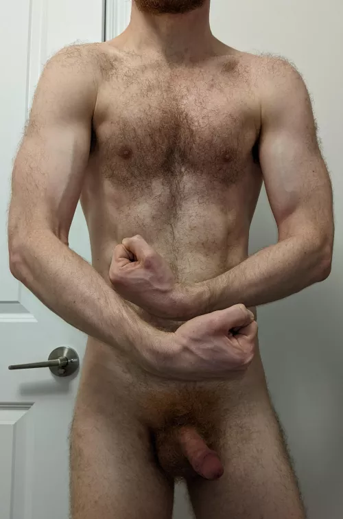 This furry, fit ginger just needed to show off a bit 😉