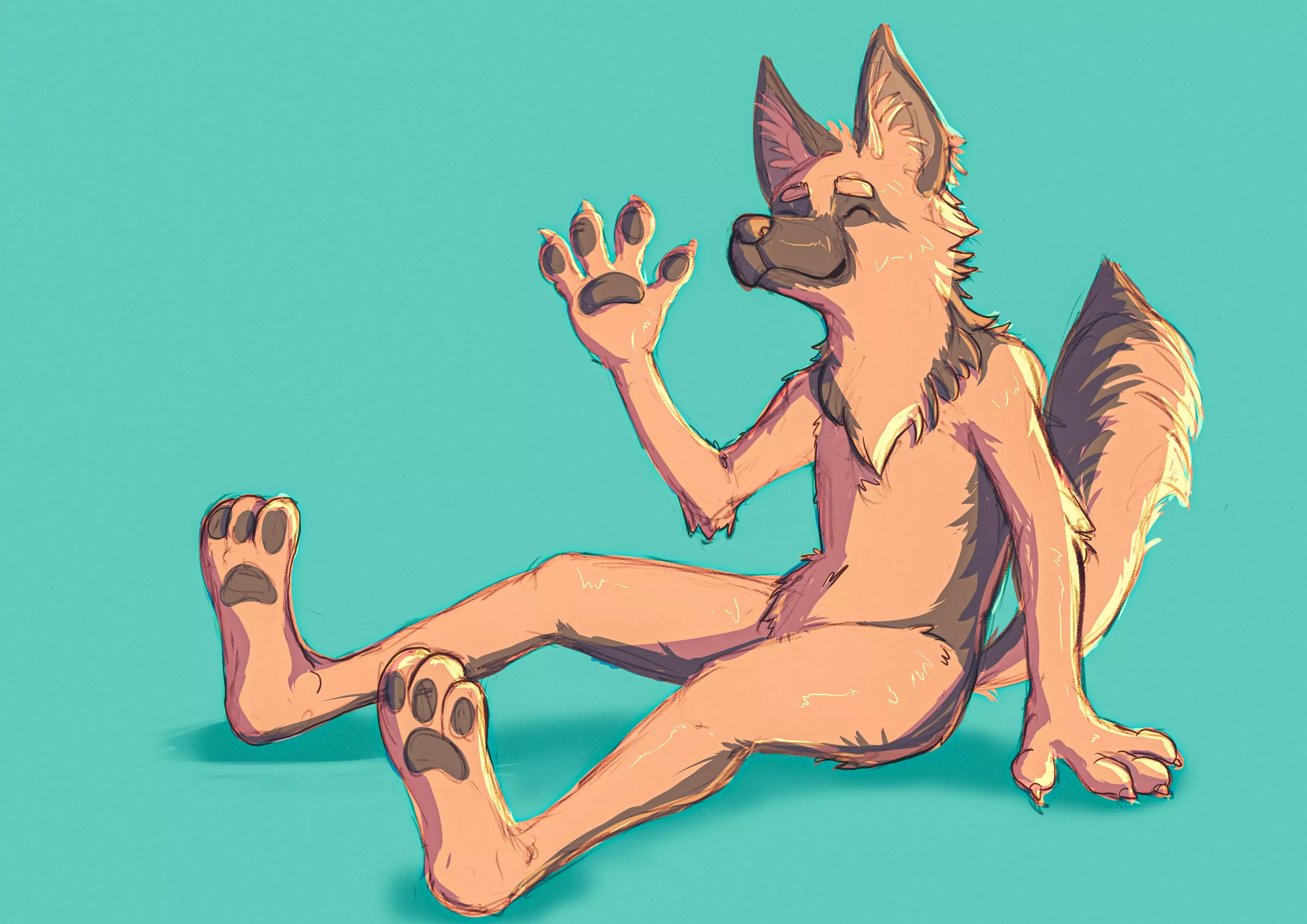 this is my sona. he doesn't have a name yet, but he's happy to welcome you to this posts comment section. comment whatever you like, and you'll receive free compliments, support and advice!