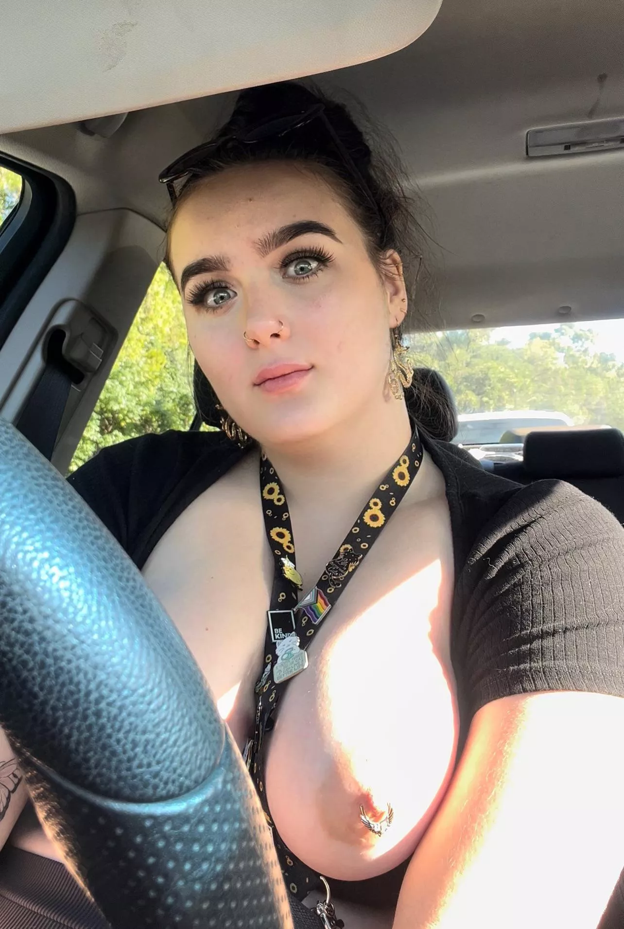 This is the face of a girl who got caught in public 🫣 It’s all part of the excitement right? (F)