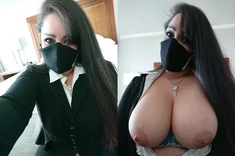 This jacket hides a LOT at work!