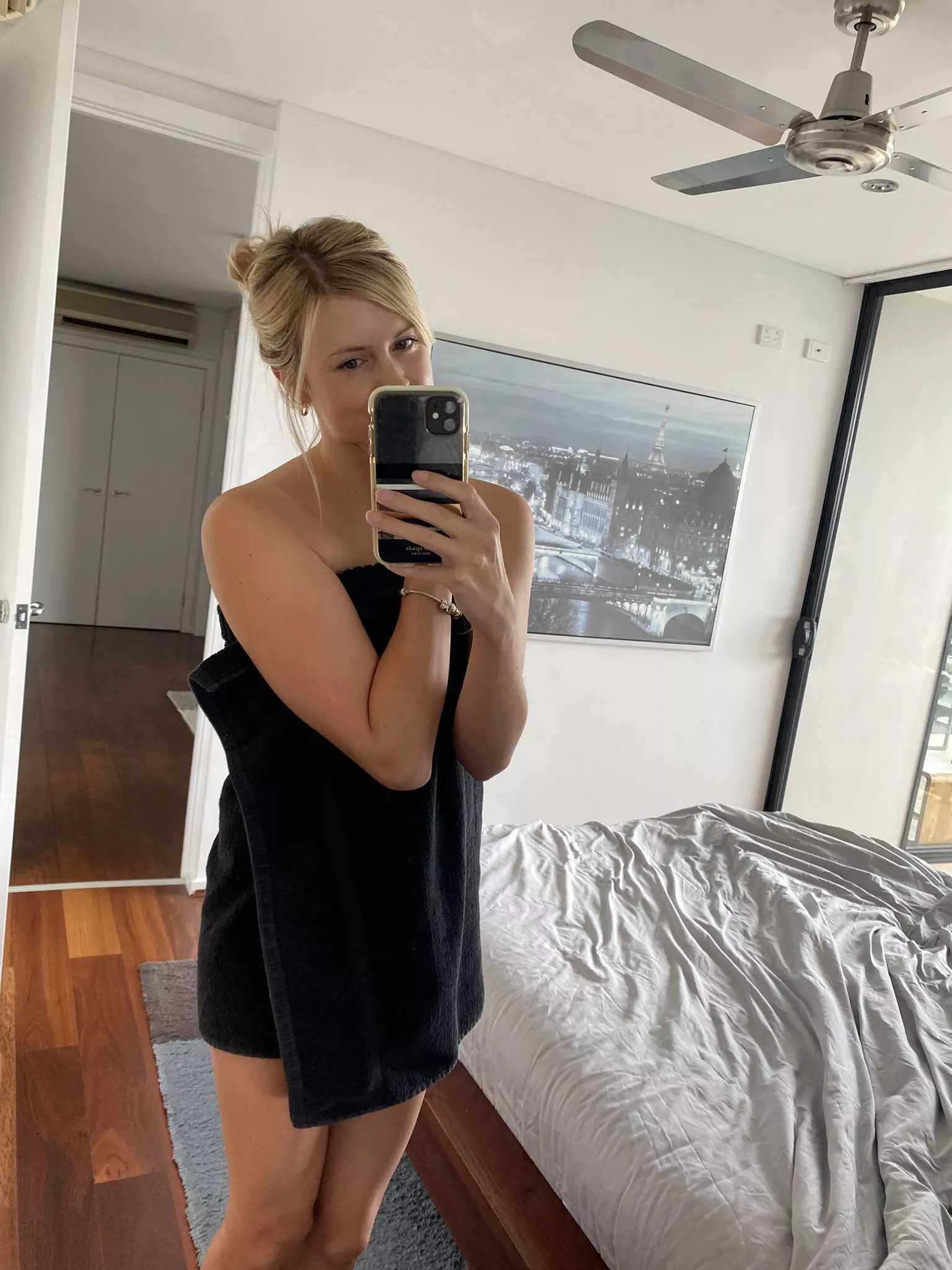 This towel is so soft against my skin