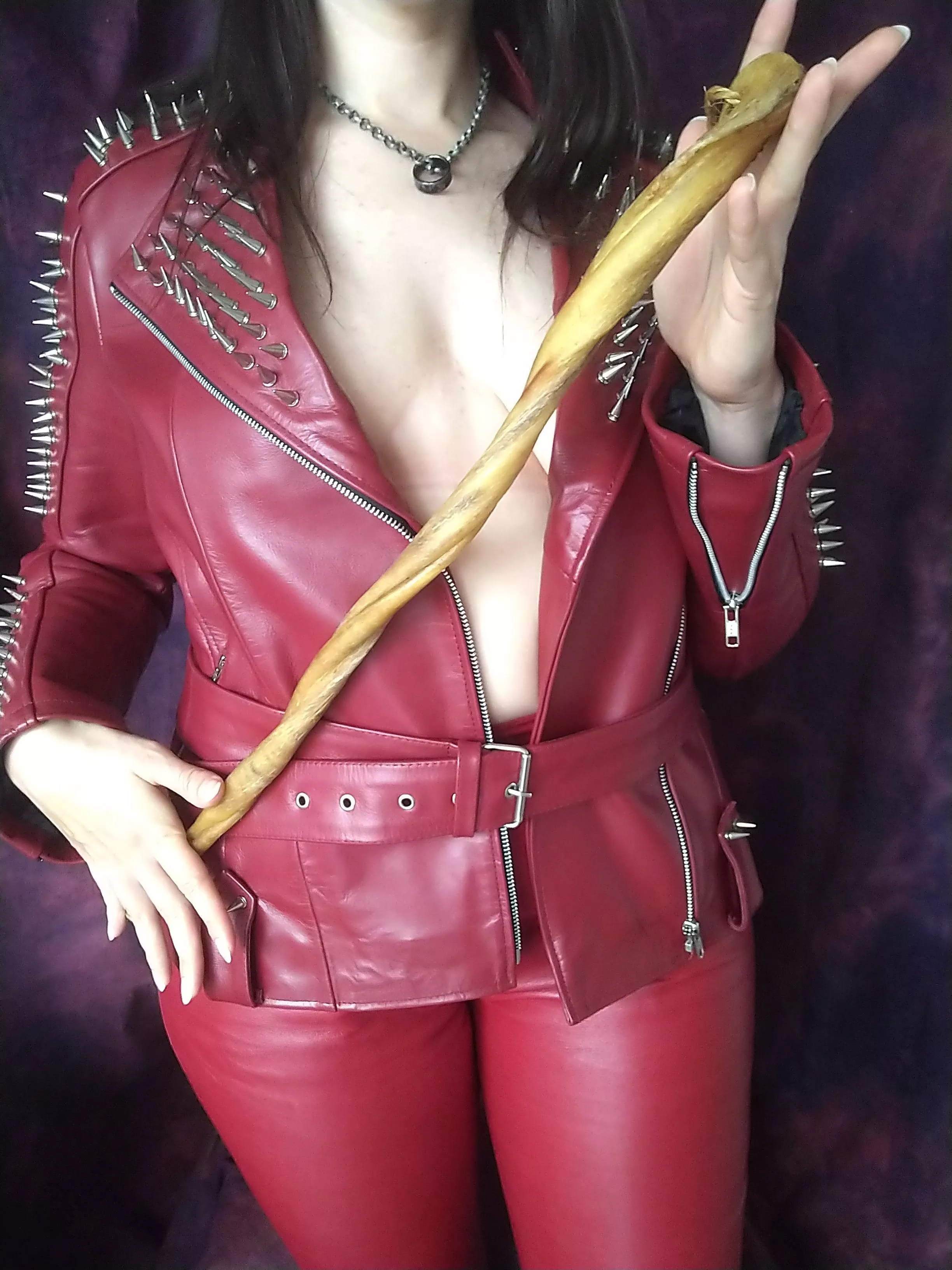 This toy is called Bull´s Pizzle, and yes, that´s what it made of. How would you like it being spanked with cock, which is longer and harder, than yours?