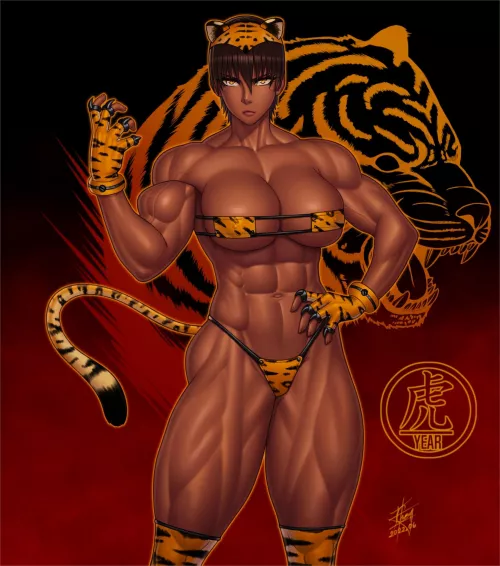 Tiger Print.(@Ero_Chong)