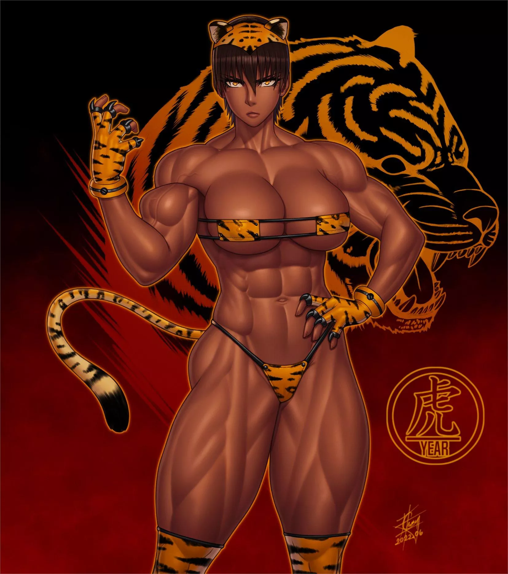 Tiger Print.(@Ero_Chong)