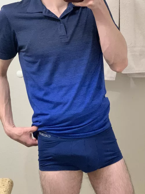 Tight and blue