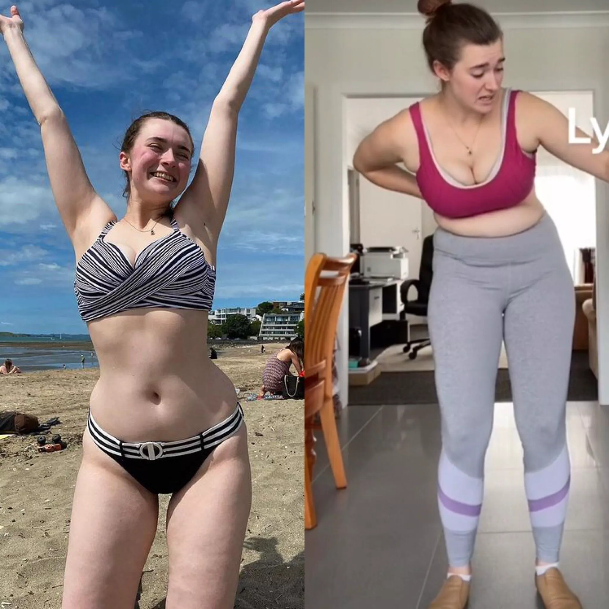 TikTok girl thickened up in quarantine 🍕