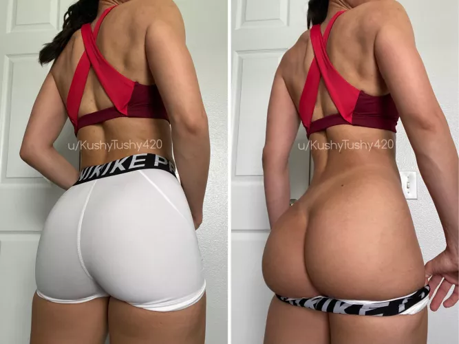 Today was back day, but the 🍑 is still looking plump. 👀 [f]