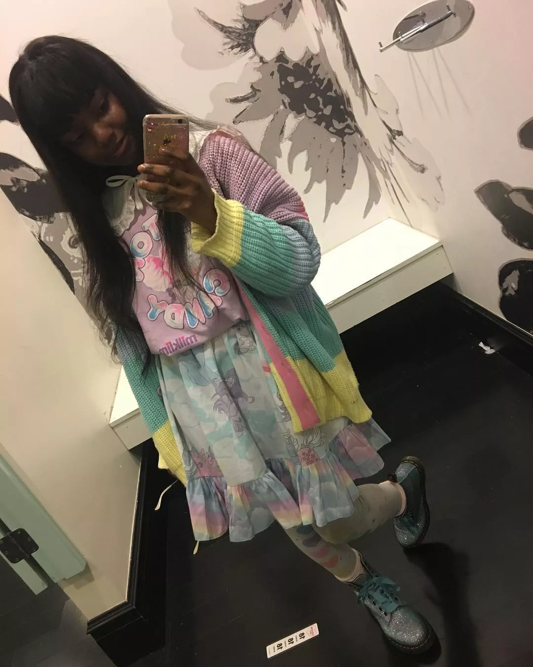 Took this in the dressing room, hope all the superior white daddies here find me cute! Took this in the dressing room, hope all the superior white daddies here find me cute!