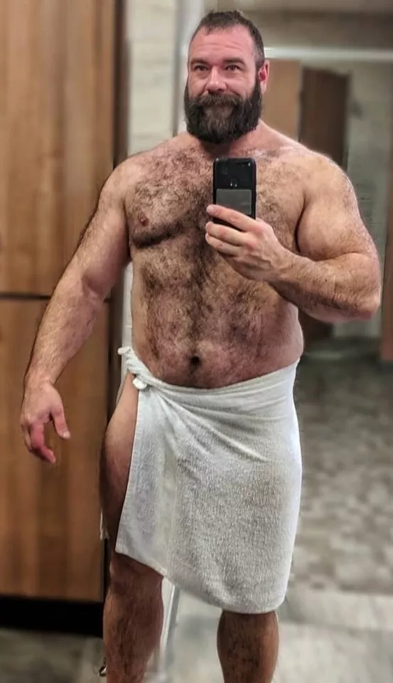 towel's just big enough towel's just big enough