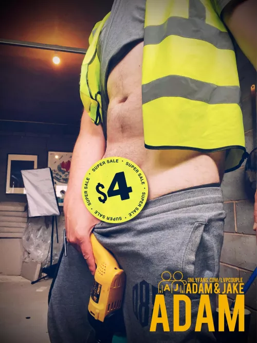 Tradie Tuesday tomorrow on our OnlyFans. Come and see what tools we’ve got in the van.