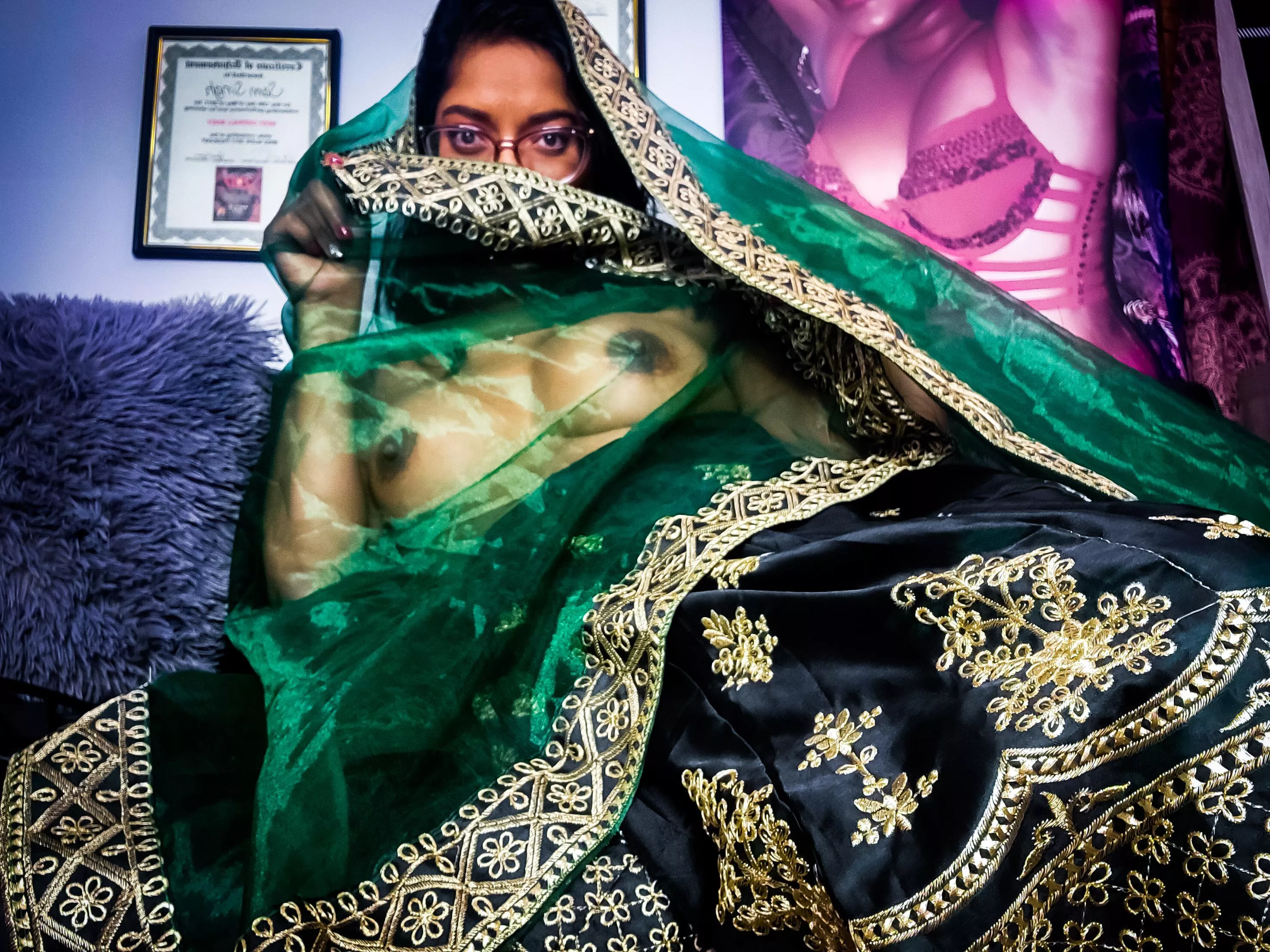 traditional clothing, my new glasses, and a little bit more.