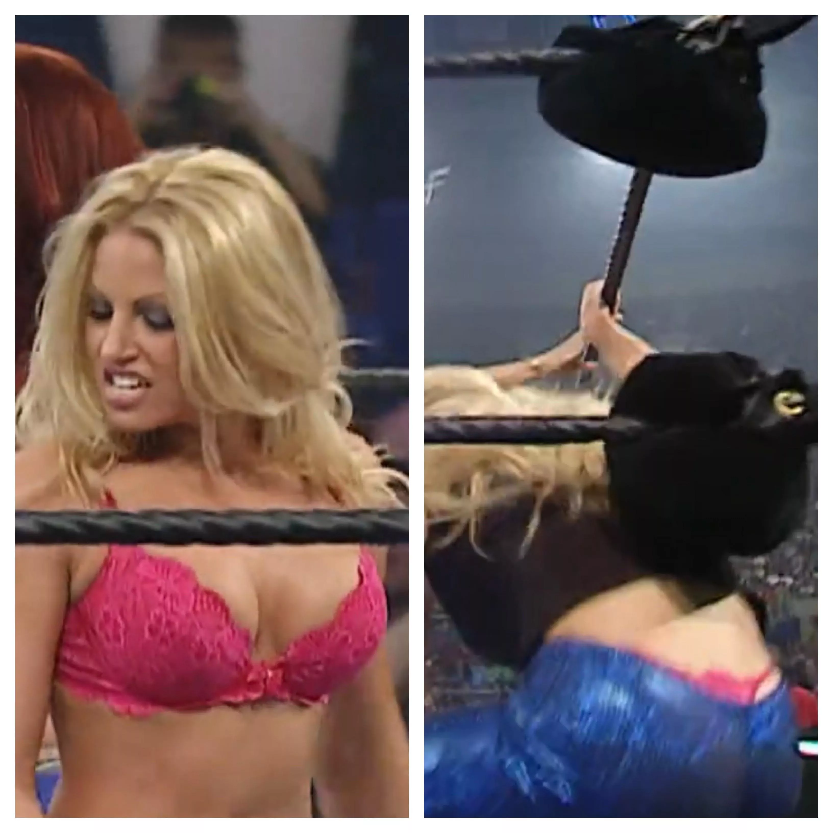 Trish Stratus’s bra and thong
