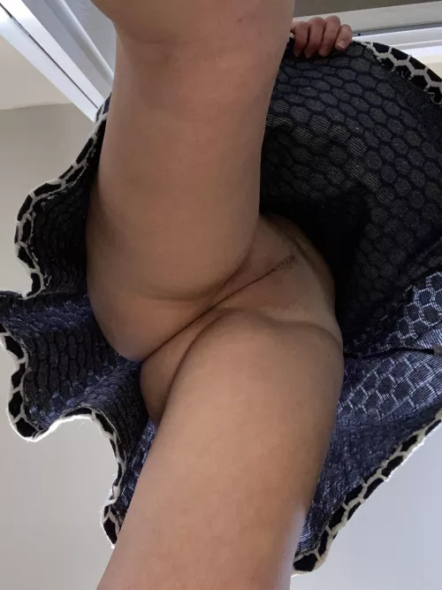 Trying out different dress options for a wedding this weekend. Hope there isn’t a breeze. [34F]