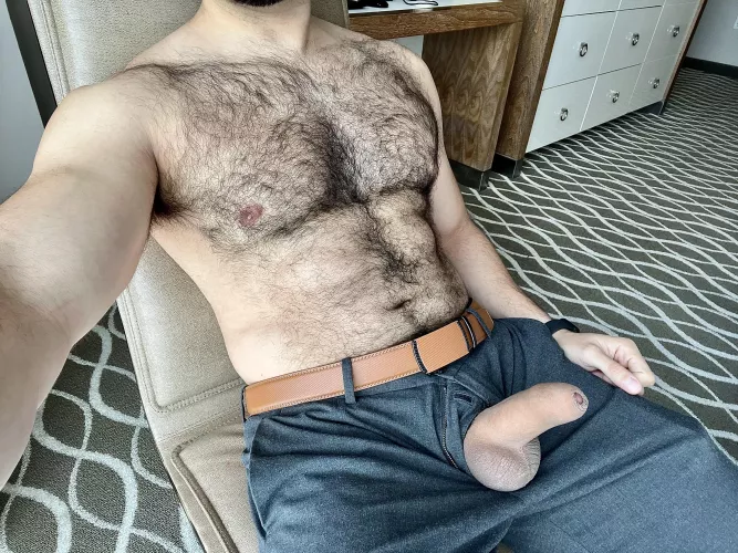 Trying To Keep The One-Eyed Monster Tucked And Presentable⦠Failed!