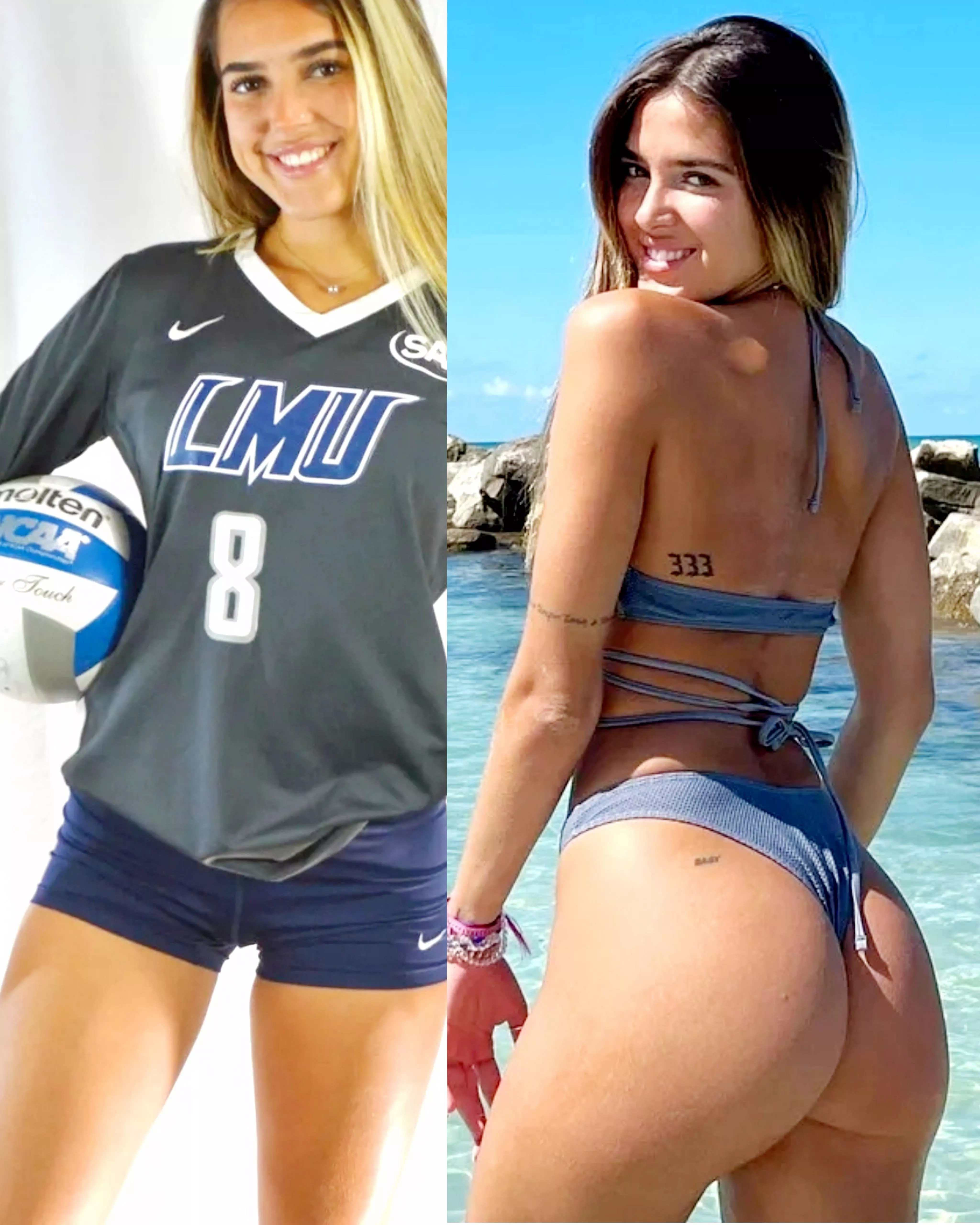 Uniform vs at the beach