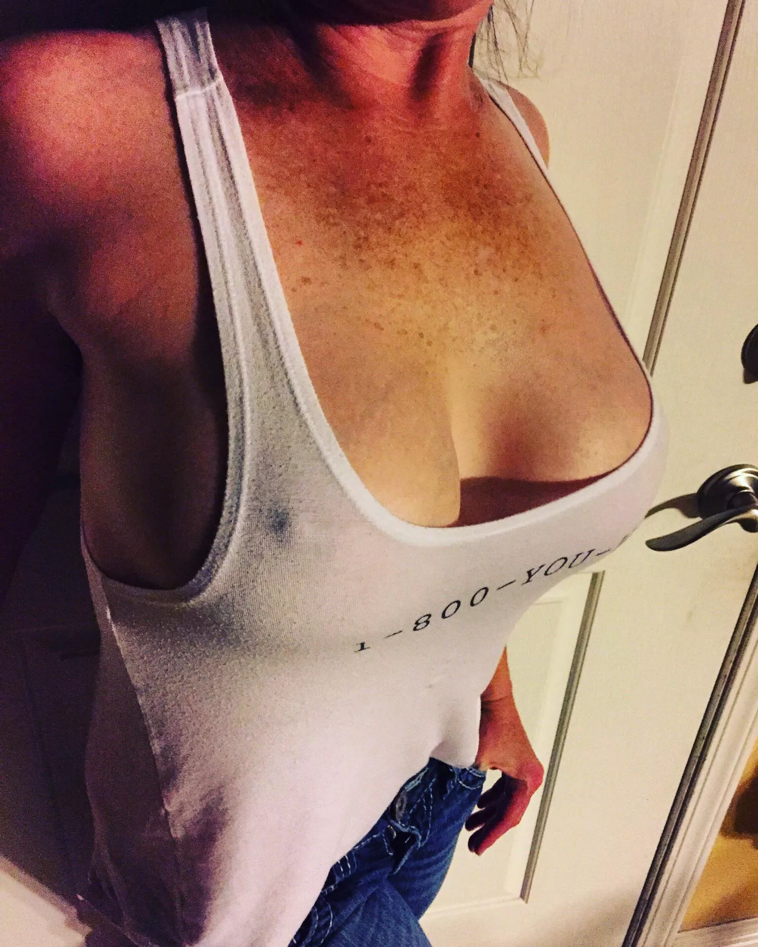 Usually the delivery driver just leaves packages at the door, but today I had to sign for them. He got more than a signature.