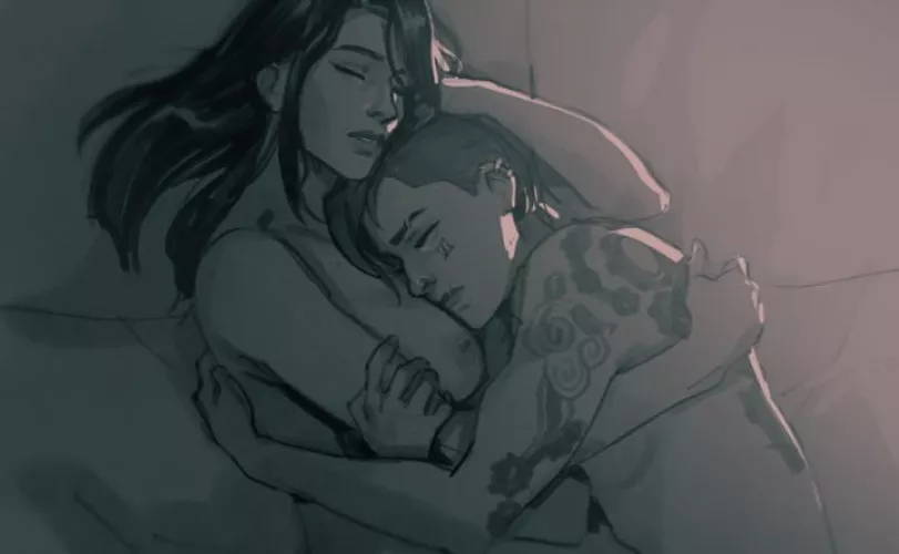 Vi and Caitlyn (rhabarberei)