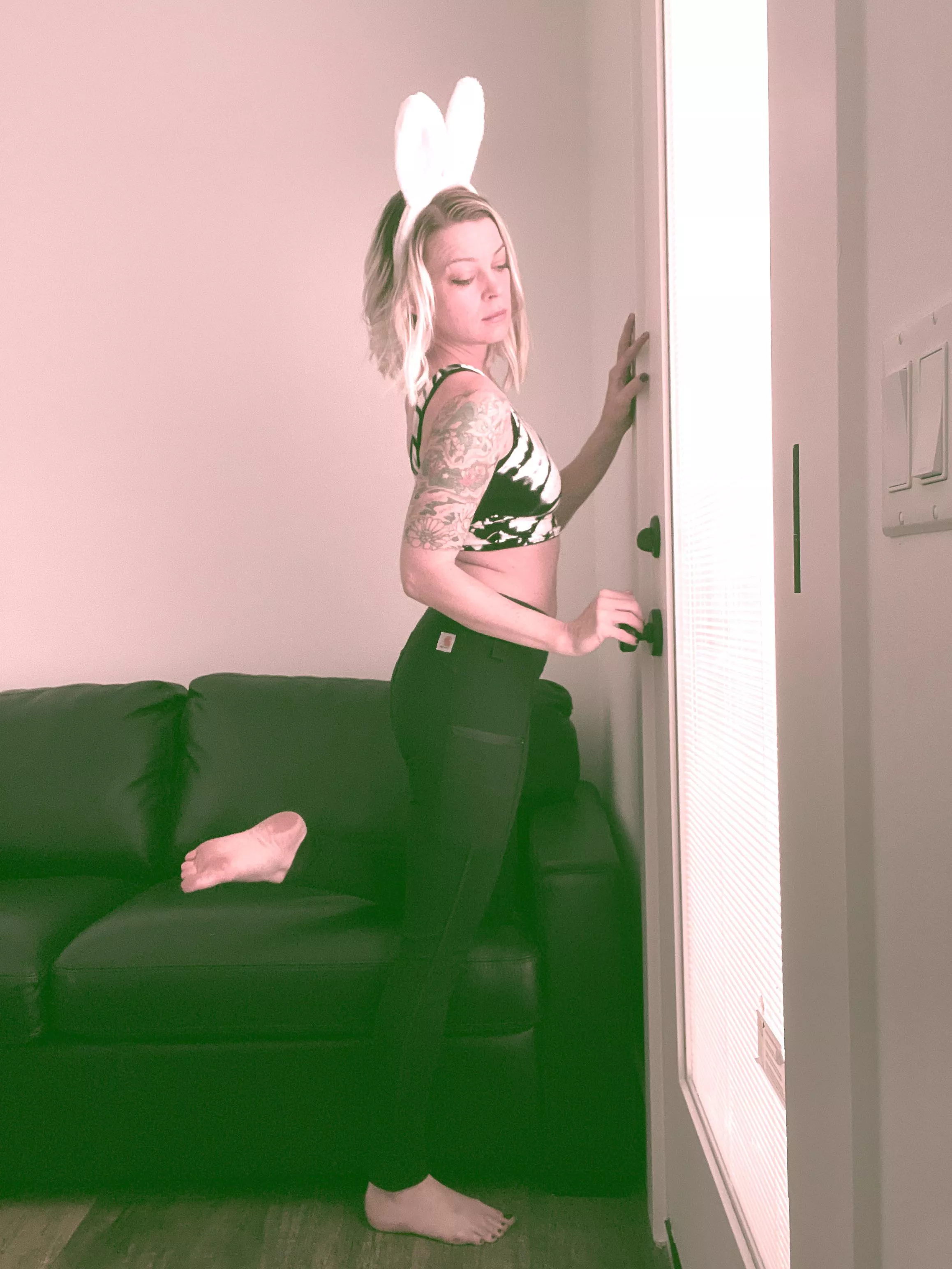 Waiting for Daddy Bunny 🥺